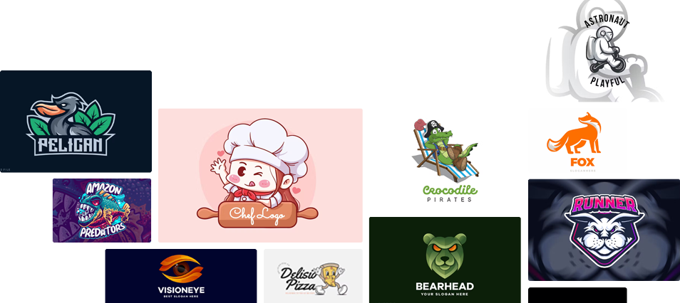 Custom Illustrative Logo Design Example by Logo Mashup